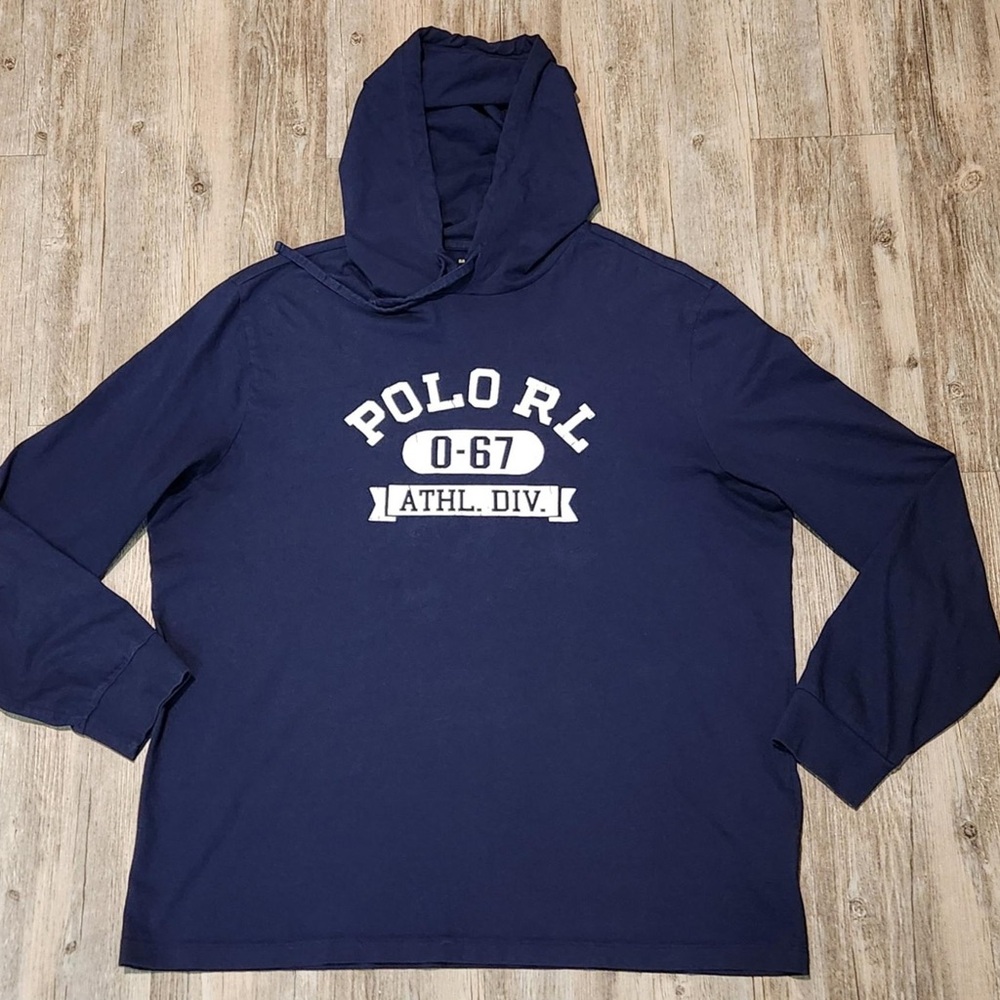 Polo Ralph Lauren Black Hoodie with Yellow Logo